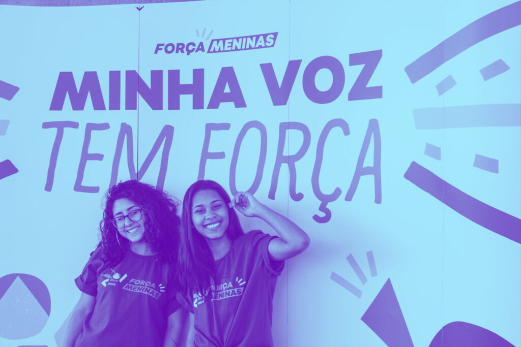 Meninas celebram dia internacional da mulher