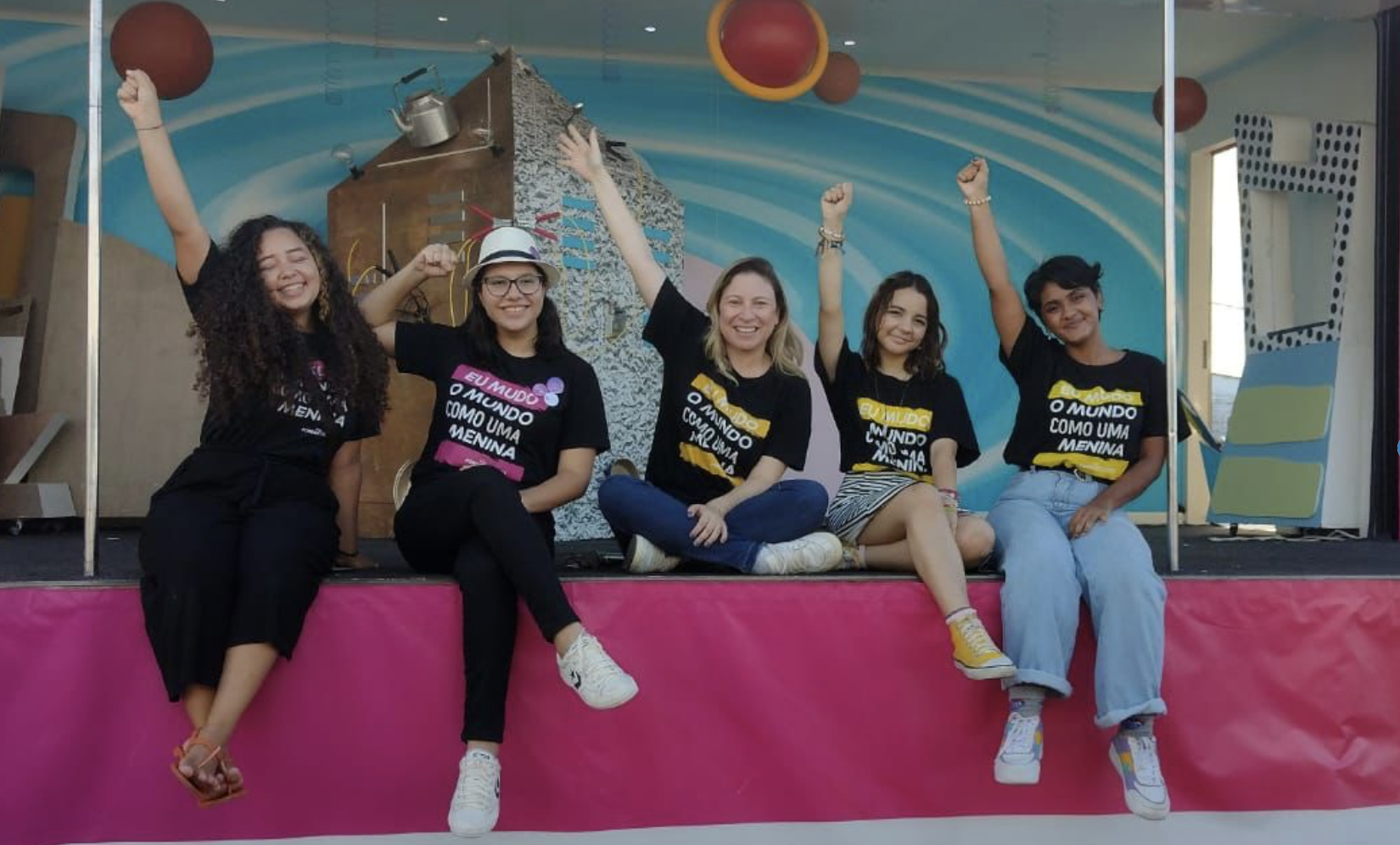 Vencedoras da Premio em 2022 encontram fundadora da Força Meninas em Fortaleza